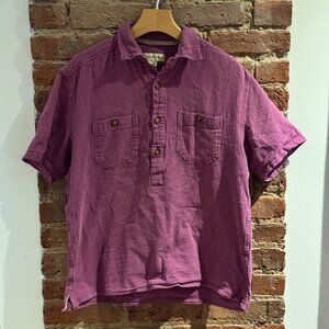 Territory Ahead - Purple/Pink short sleeve collar summer vacation shirt